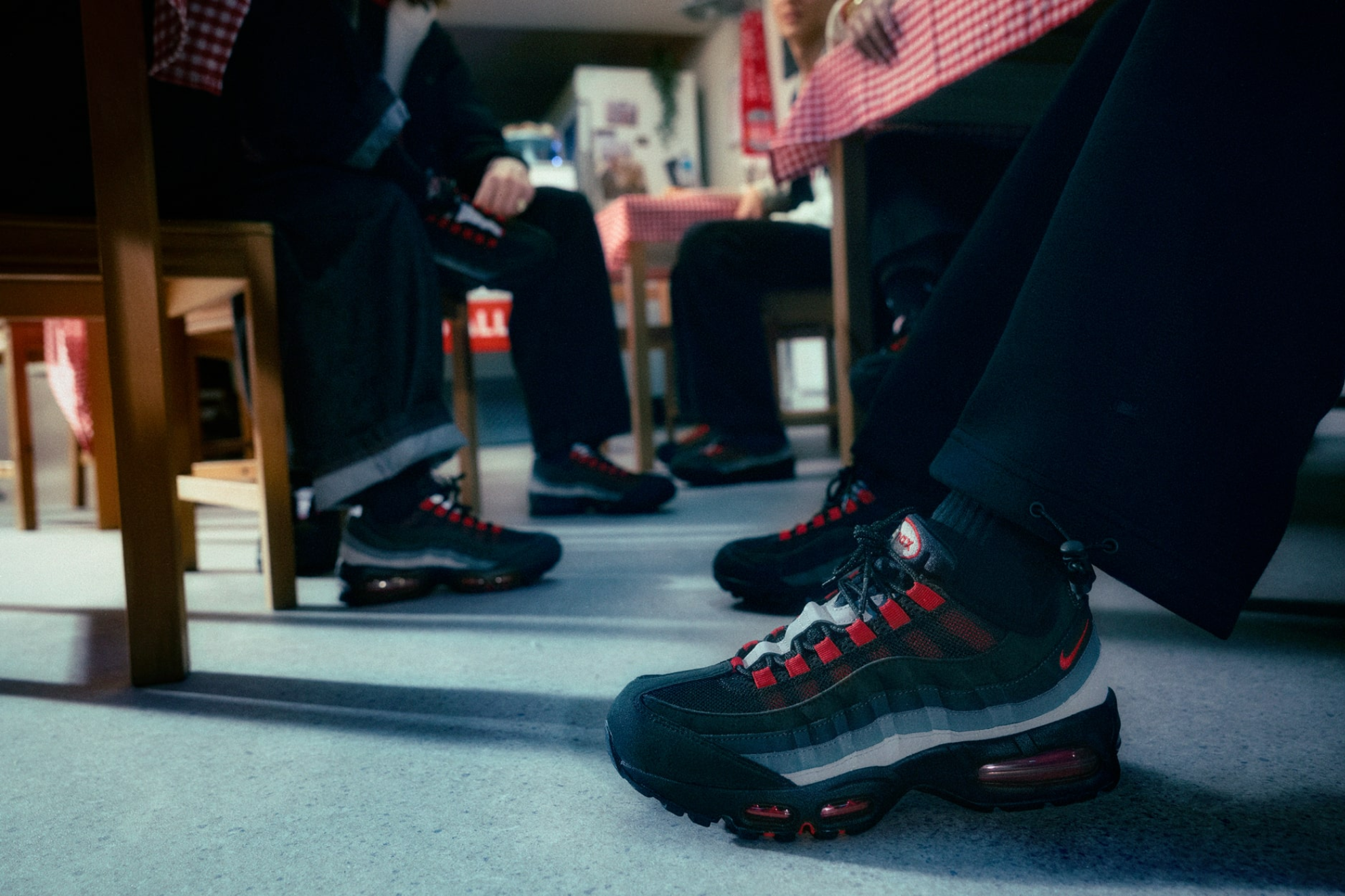 Nike Airmax95 At2865 100 Air Max Solar Red Nike Air Max 95 Dark