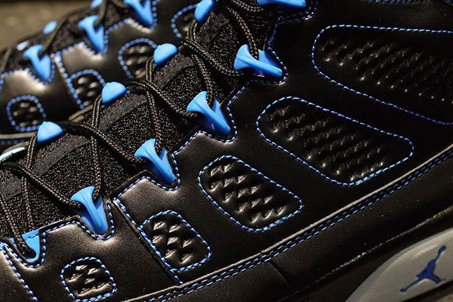 Jordan 9 青 レザー シューズ Size 8.5 - Jordan 9 Retro University Blue Black Suede White