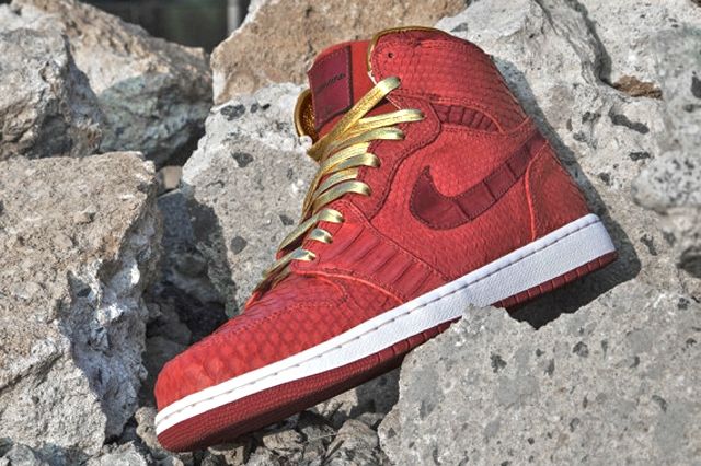 Air Jordan 1 Red Python 1