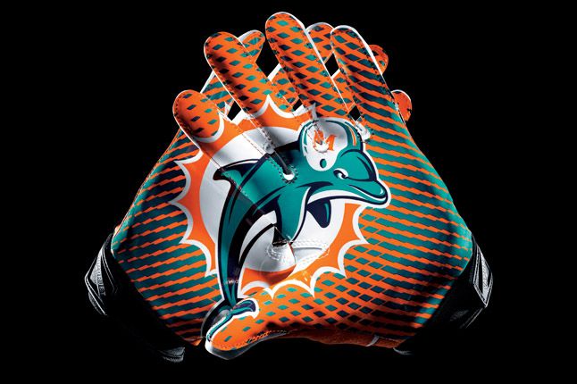 Miami Dolphins Glove 1
