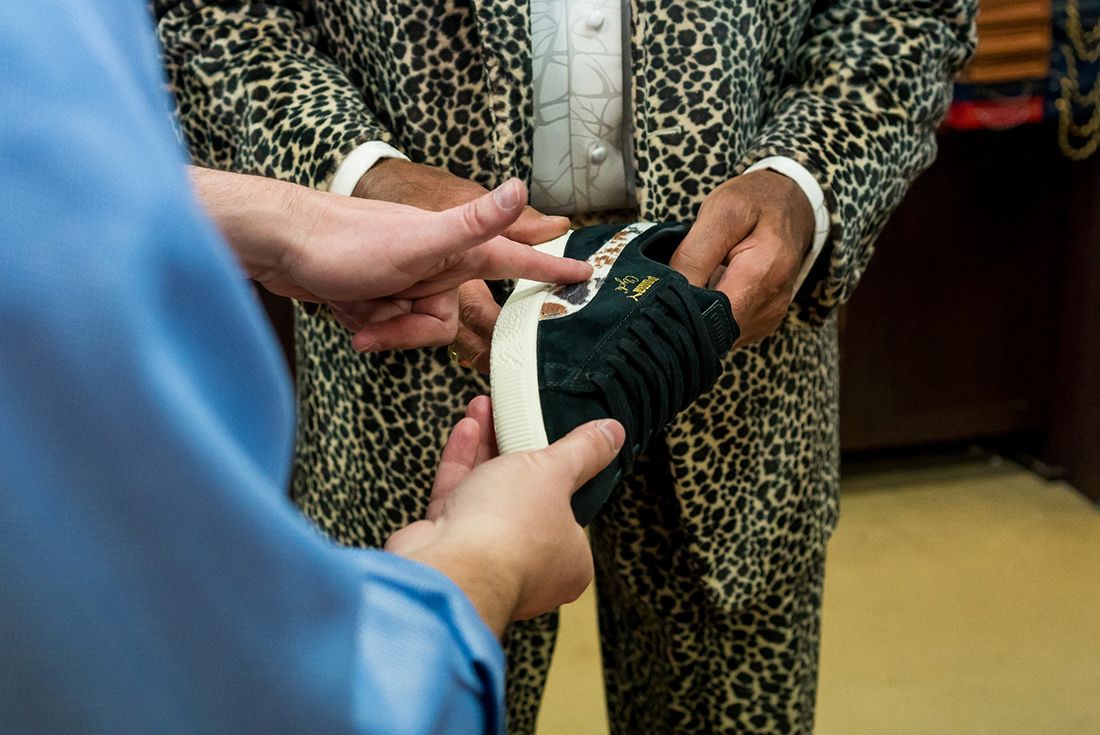 Packer X Puma Clyde Cow Suits Pack6