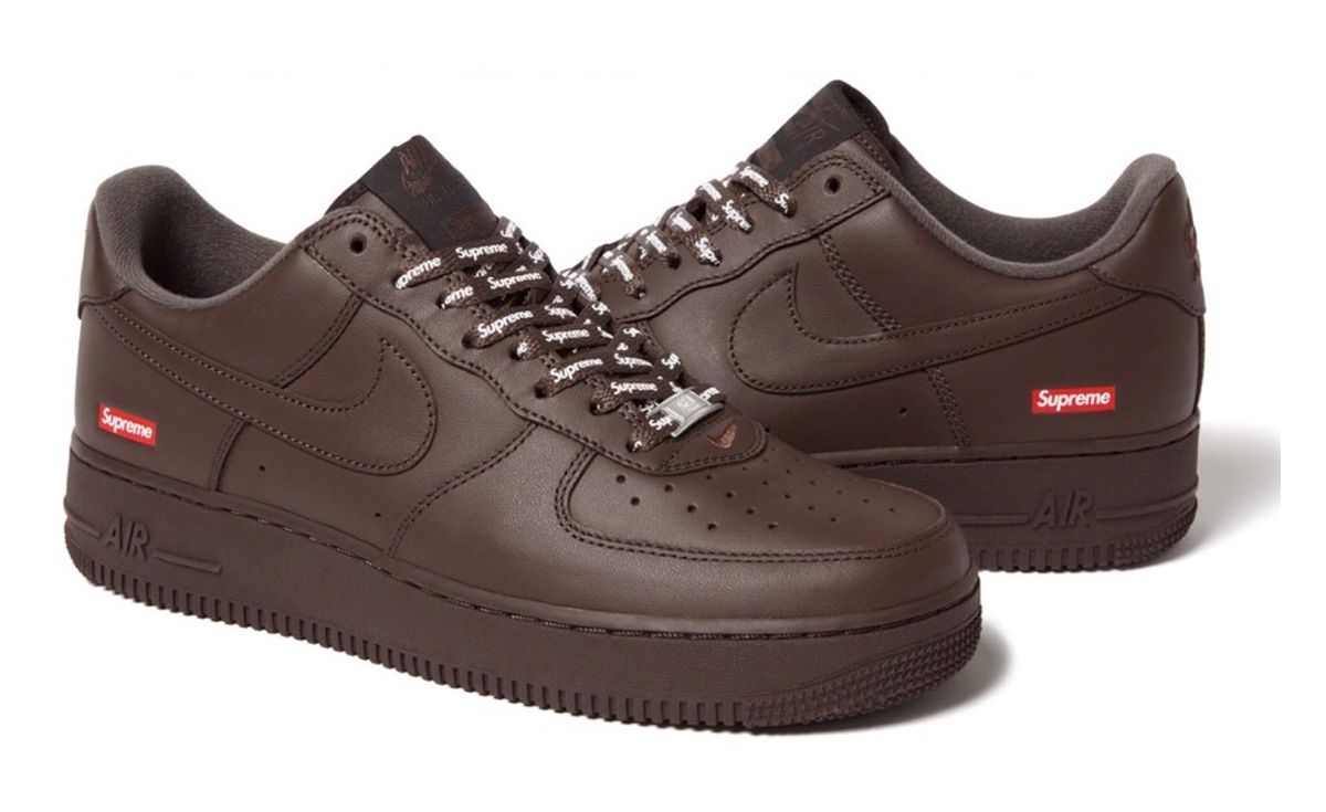 Supreme's Collaborative Nike Air Force 1 Gets a Baroque Brown Colourway ...
