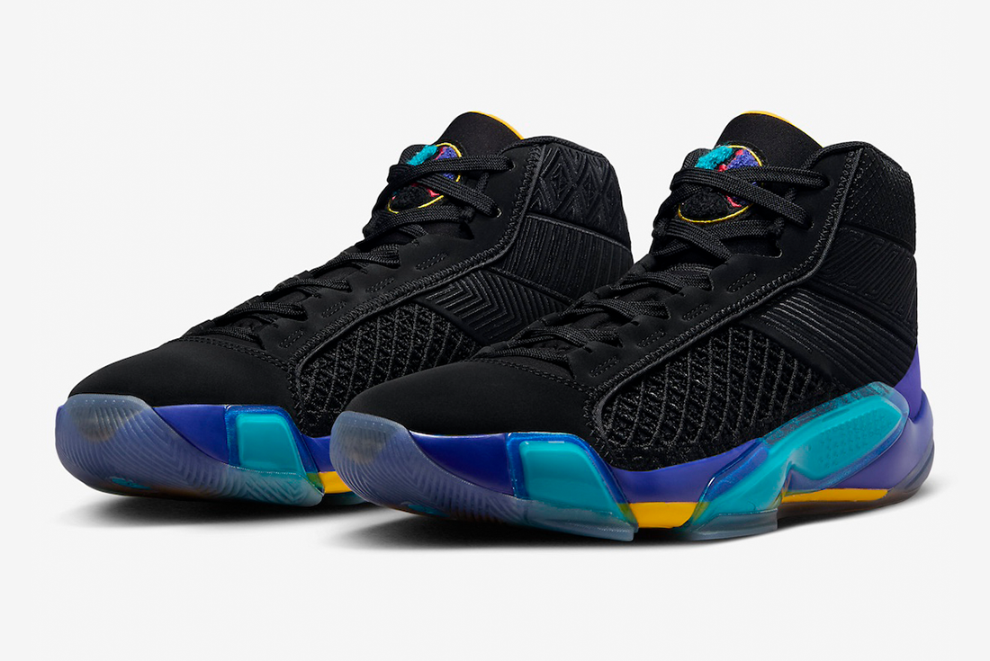 Jordan Air Jordan 38 黒/紫/青/黄色 The Air Jordan 38 'Aqua' is a Blast From the Past - Releases