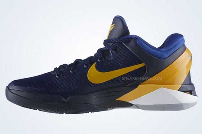 Nike Zoom Kobe Vii Obsidian University Gold Game Royal Wolf Grey 2 1