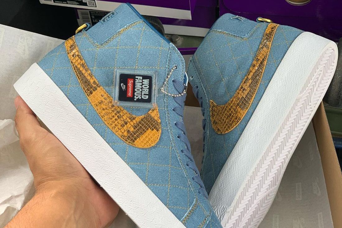 Supreme x Nike SB Blazer 2022 Blue DX8421-400