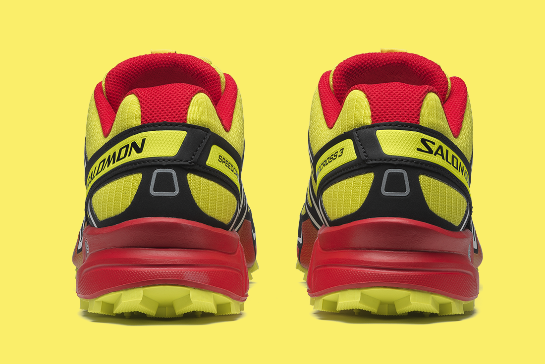 スニーカー Salomon Speedcross 3 Red Yellow The Salomon Speedcross 3 Returns in OG 'Sulphur' Colourway