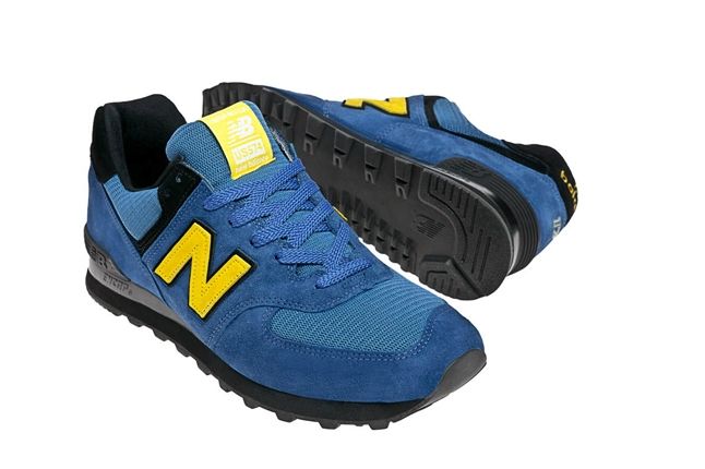 New Balance Race Inspired 574 Blue And Yellow Outsole 1