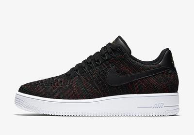 Nike Air Force 1 Low Flyknit Burgundy 817419 005 02