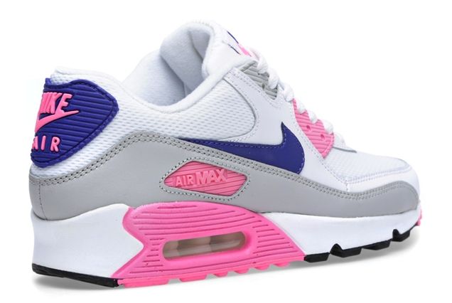 Nike Air Max 90 Womens Pink Glow Heel