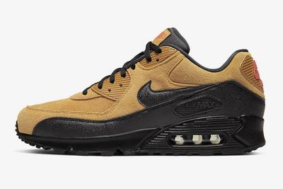 Nike Air Max 90 Wheat Suede Left