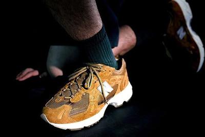 Thisisneverthat New Balance 827 Brown On Foot
