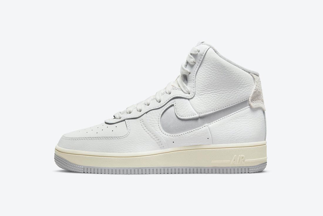 high top air force ones with strap in the back