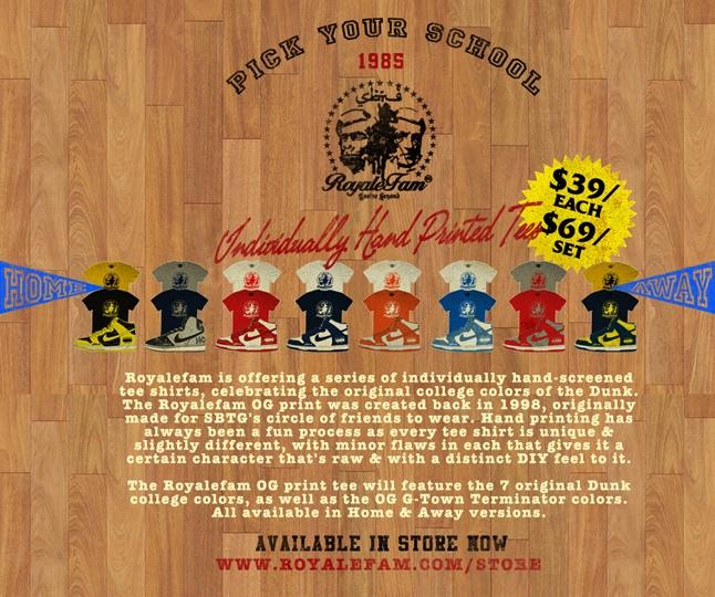 Royalfam College Tees 1