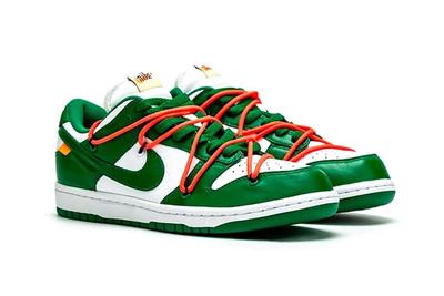 Off White Nike Dunk Low Pine Green Detailed Look 003 Side1