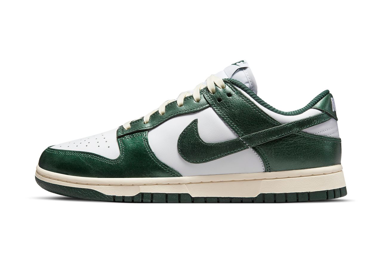 Release Info: Nike Dunk Low 'Vintage Green' DQ8580-100 - Sneaker Freaker
