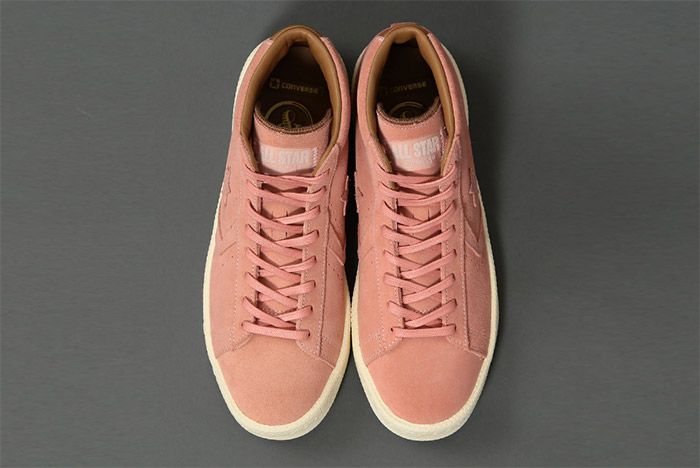 United Arrows Poggy Converse Pro Leather Mid Pink 2