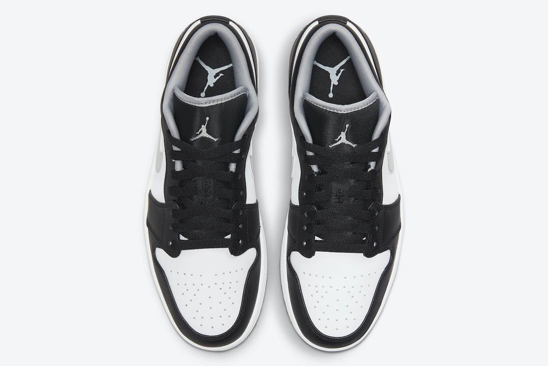 Air Jordan 1 Low Black/Medium Grey/White