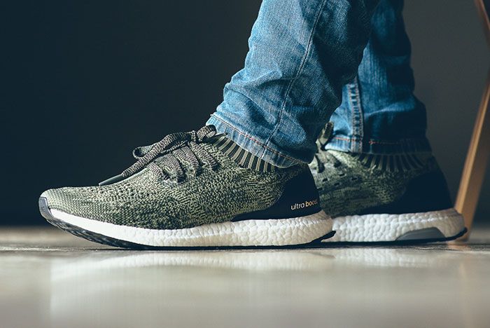 Ultra boost 2025 uncaged green grey