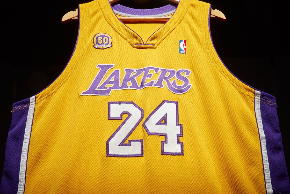 Kobe Bryant Lakers MVP NBA Jersey Sotheby's