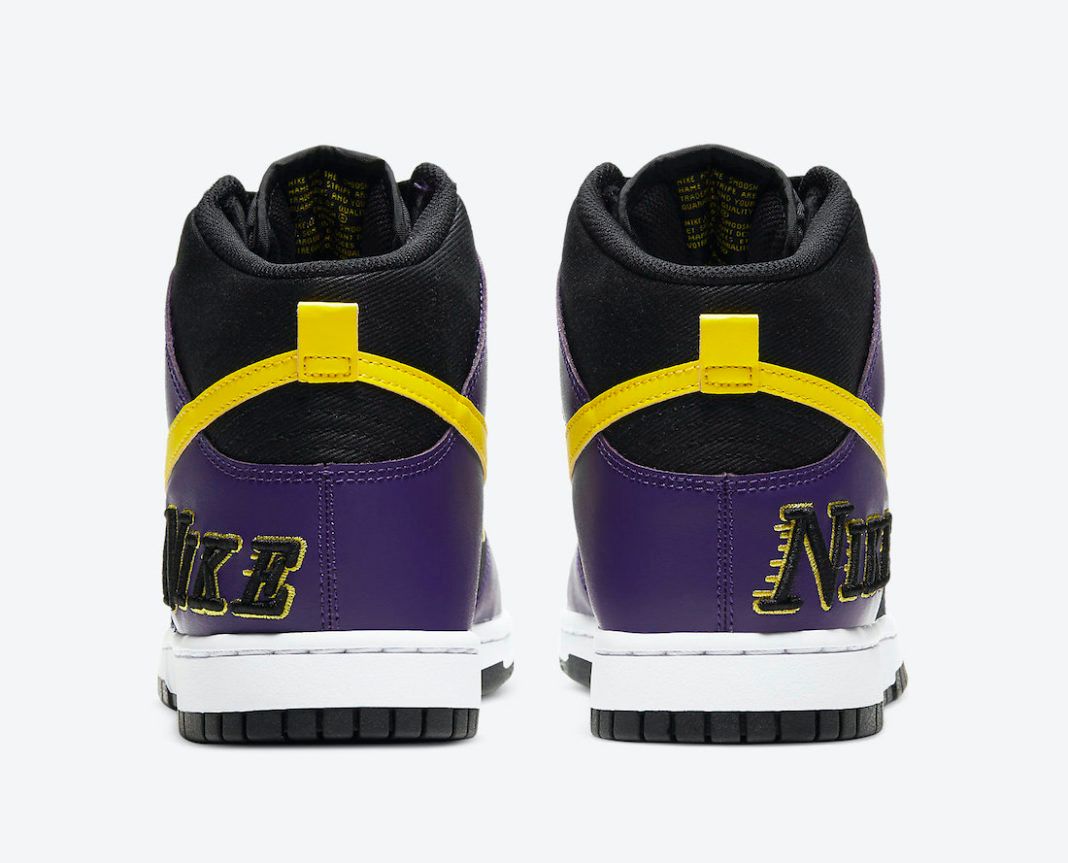 Nike Dunk High 'EMB Lakers' – The Wicker Bee