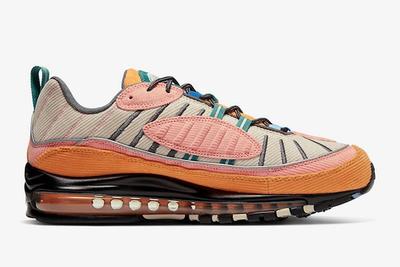 Nike Air Max 98 Corduroy Cq7513 814 Release Date 2Side