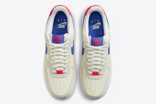 red and blue nike air force 1