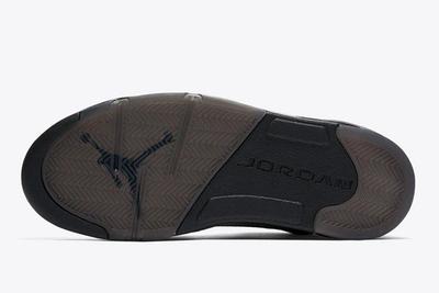 Air Jordan 5 Premium Triple Black Leather 5