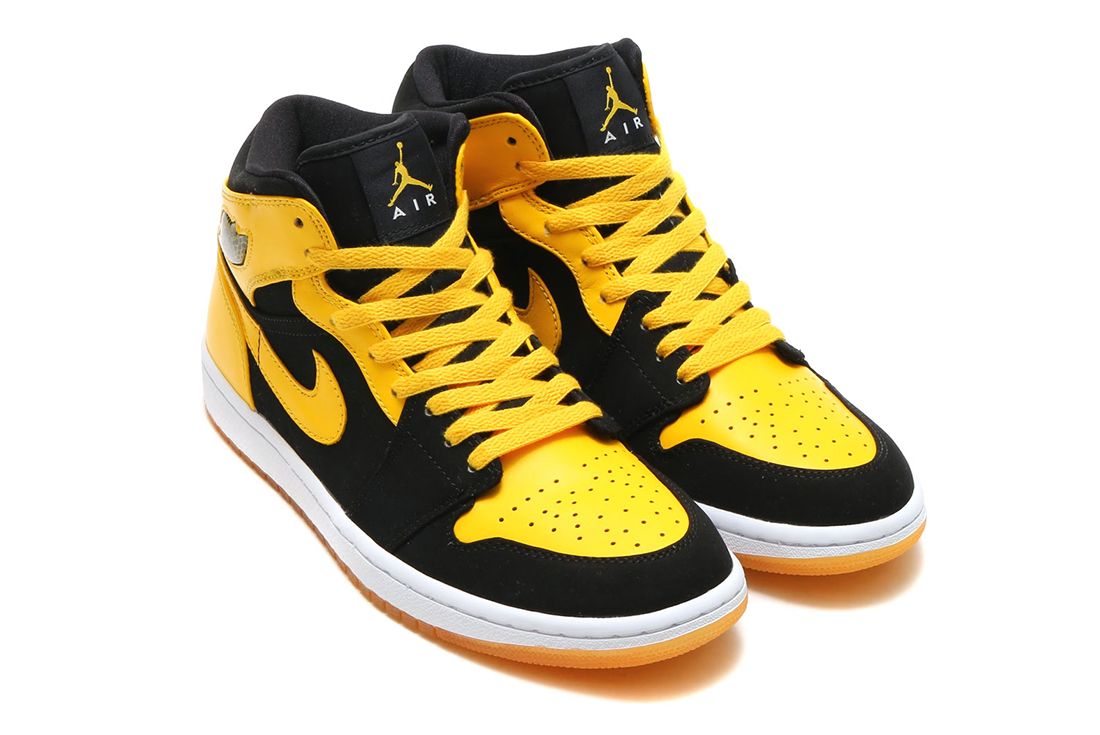 Jordan 1 retro shops mid yellow