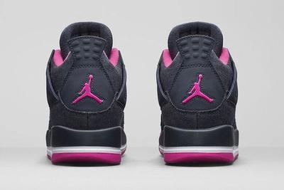 Air Jordan 4 Retro Dark Obsidian Vivid Pink 4
