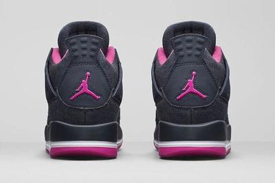 Air Jordan 4 Retro Dark Obsidian Vivid Pink 4