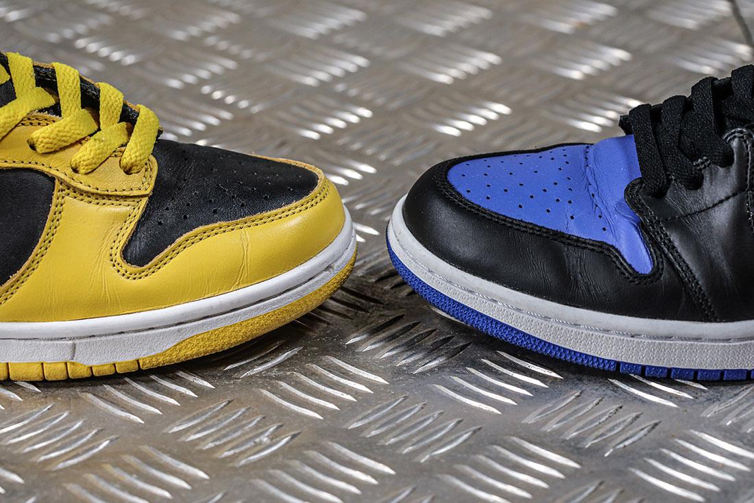Nike Dunk Versus Air Jordan 1 Comparison 3
