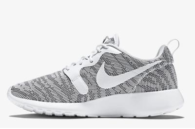 Nike Roshe Run Knit Jacquard White Cool Grey 2
