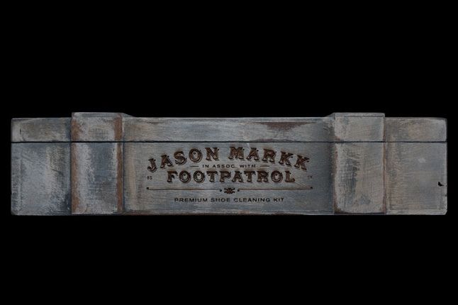 Footpatrol Jason Markk Premium Cleaning Kit Wooden Front 1