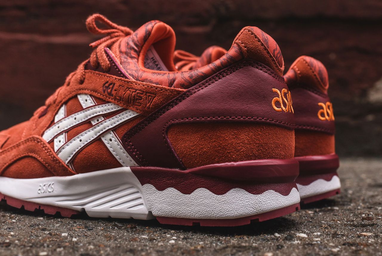 asics gel lyte v all red