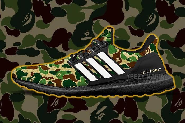 Adidas yeezy outlet boost bape