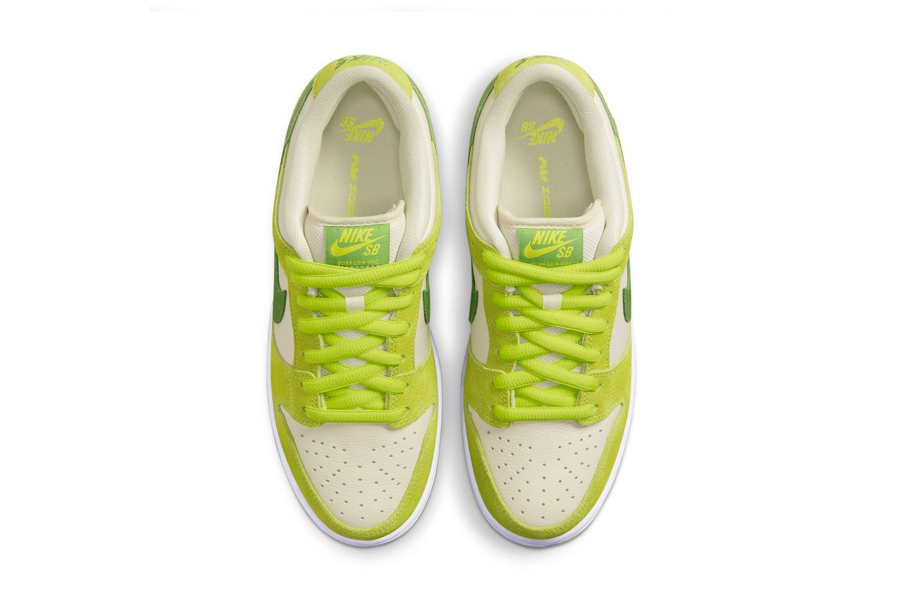 Official Images Nike Sb Dunk Low Green Apple Sneaker Freaker