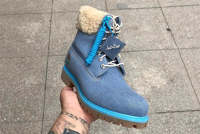 Is Don C Dropping Denim Timberlands 