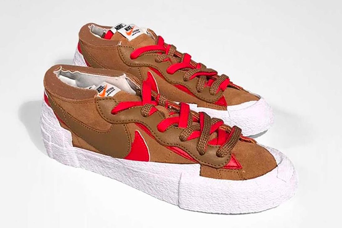 Release Details: The sacai x Nike Blazer Low ‘British Tan’ - Sneaker