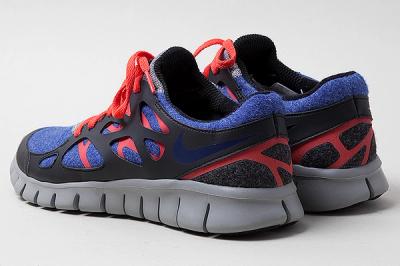 Nike Free Run2 Crimson Purple Heel 1