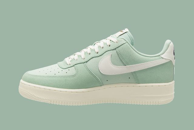 Official Images: Nike Air Force 1 'Enamel Green' Canvas - Sneaker Freaker