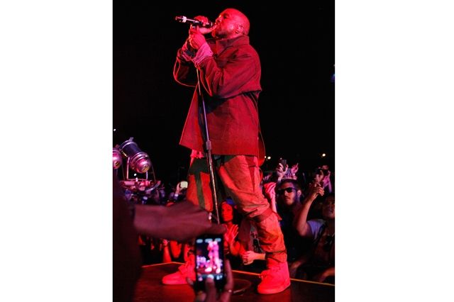Kanye West Sneaker Style Red Yeezy