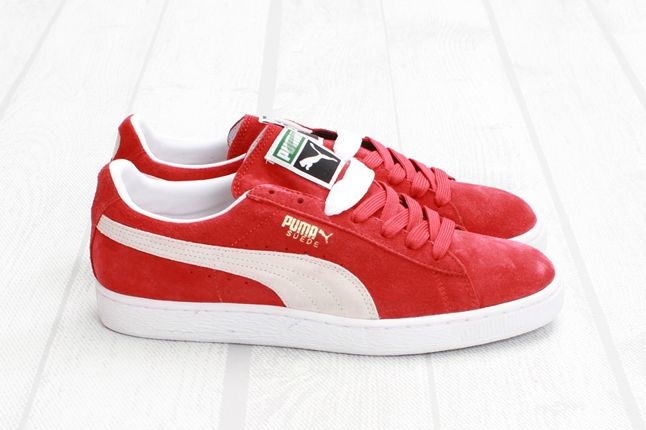 PUMA Suede+ (Red/White) - Sneaker Freaker