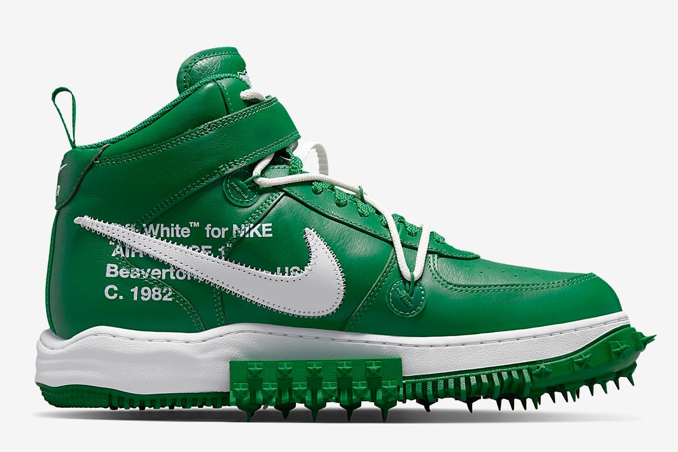 Off-White x Nike Air Force 1 Mid Green
