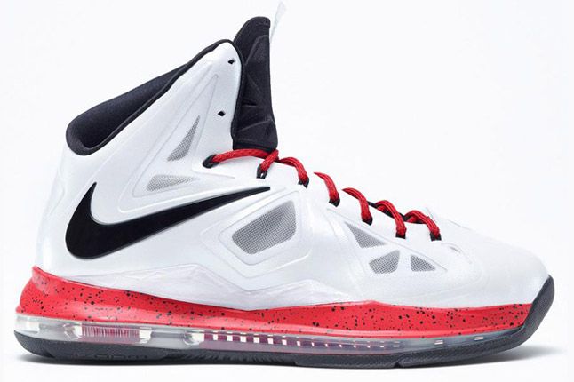 Nike Lebron X Id White Red Profile 1