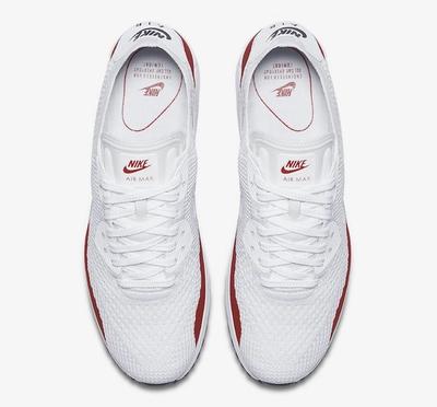 Nike Air Max 90 Ultra 2 0 Flyknit White Red 875943 102 3
