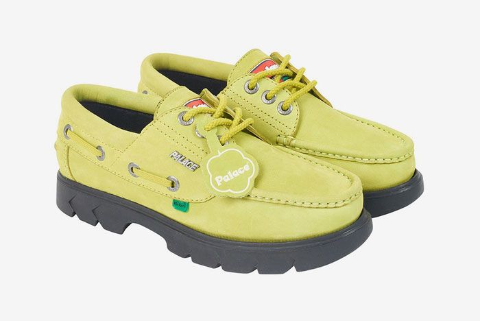 Kickers Palace Boat Shoe Yellow Front Side 1