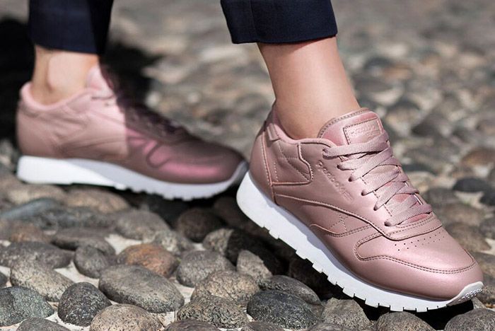 Reebok Classic Leather Pearl Pack Womens Rose Pink 2