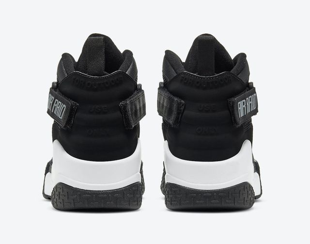 nike air raid black grey