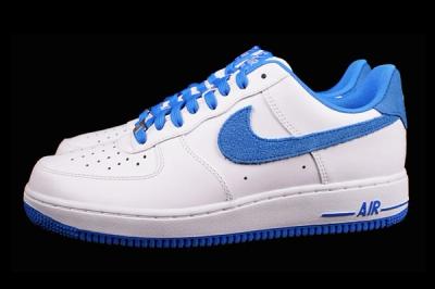 Nike Air Froce 1 Photo Blue Suede 4