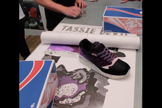 Sneaker Freaker X New Balance Tassie Devil Launch At Laced With Poster 1